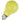 A60 YELLOW INCANDESCENT BULB 25w E-27