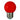 RED LED SPHERICAL 3w E-27