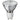 BRITESPOT ESD50 35w 830 GX10 38º Sylvania *