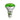 R-63 60w INCANDESCENT GREEN